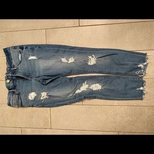 Express Mid rise stretch ankle legging jeans